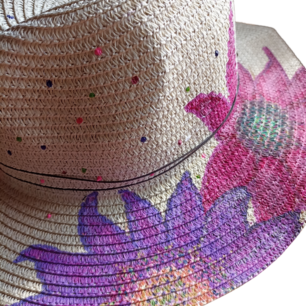 sombrero lirio de agua